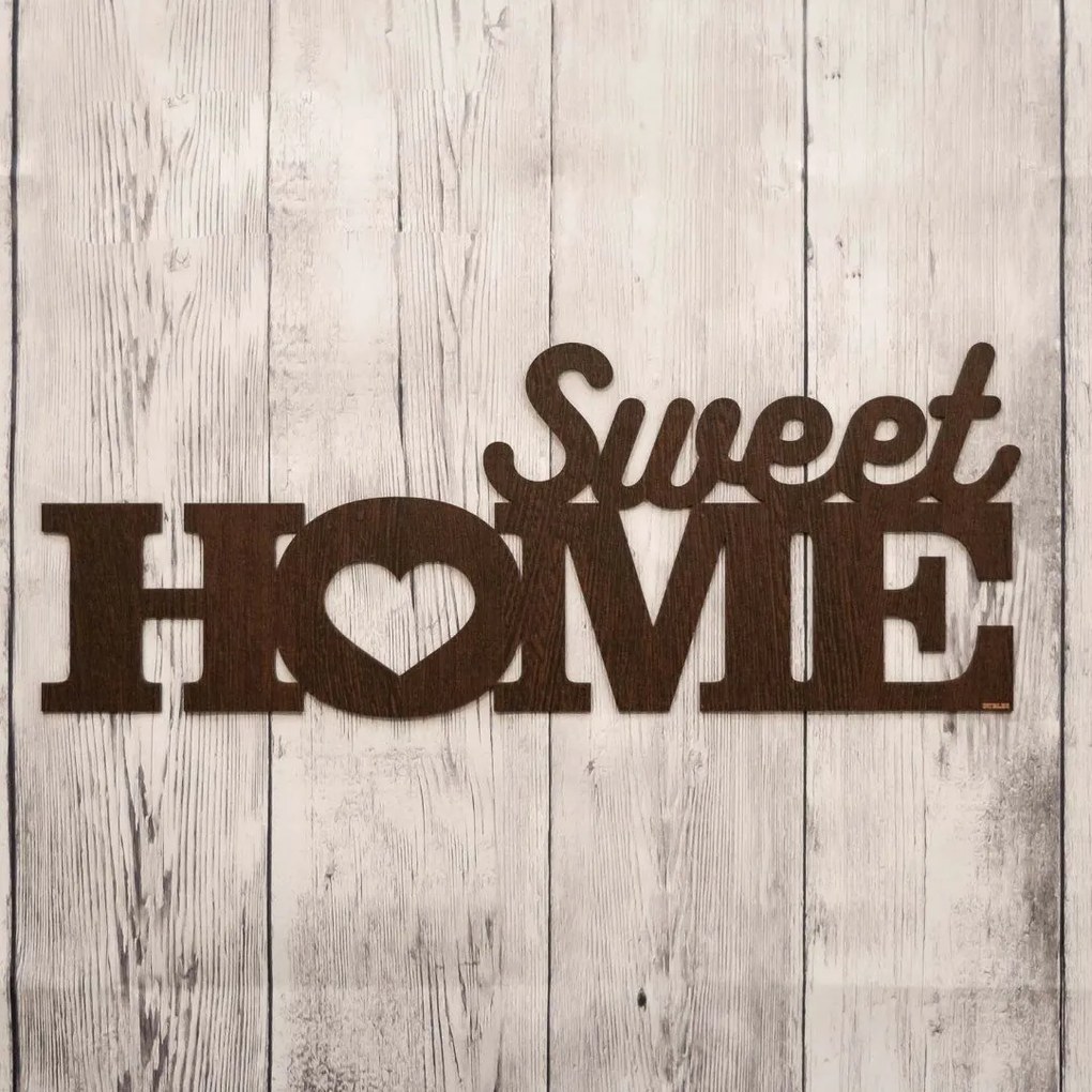 DUBLEZ | Decorațiune din lemn pentru perete - Sweet Home