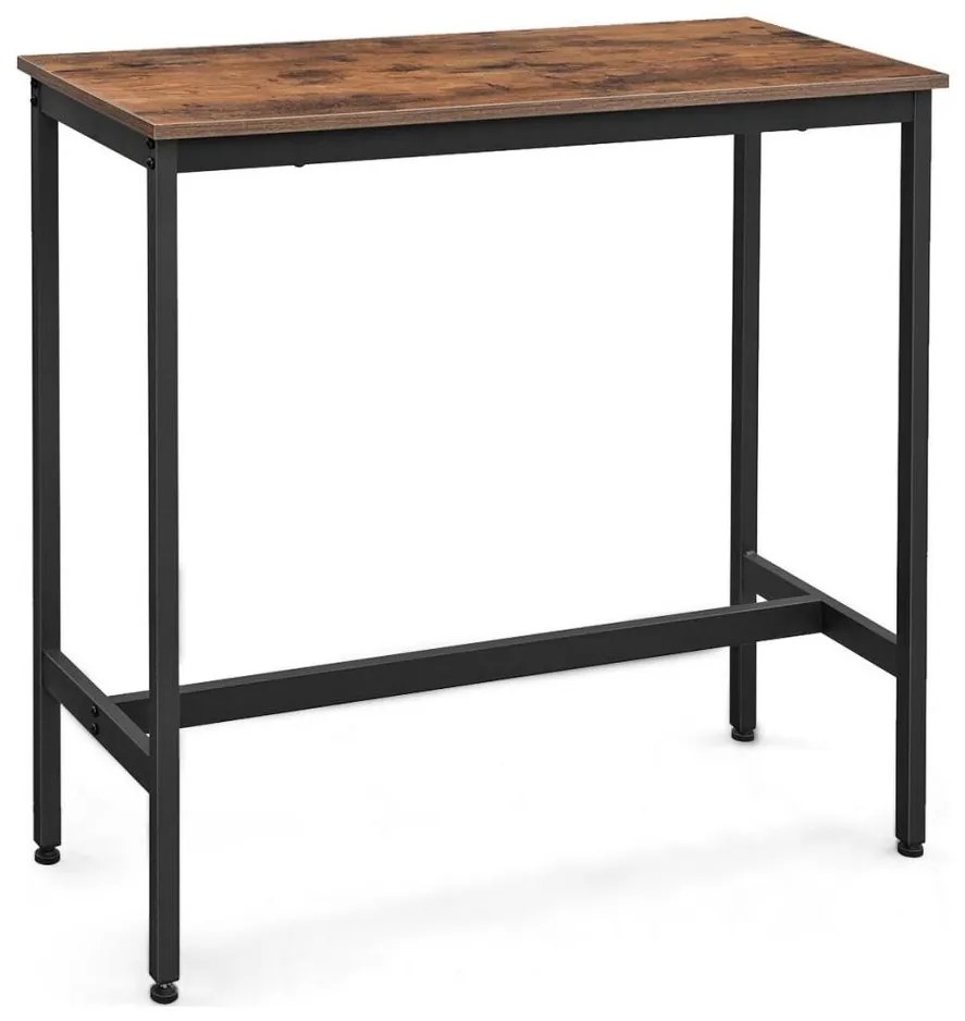 Masă de bar BARTIS maro/negru