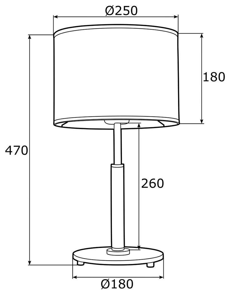 Veioza / Lampa de masa moderna design elegant METIS negru/alama