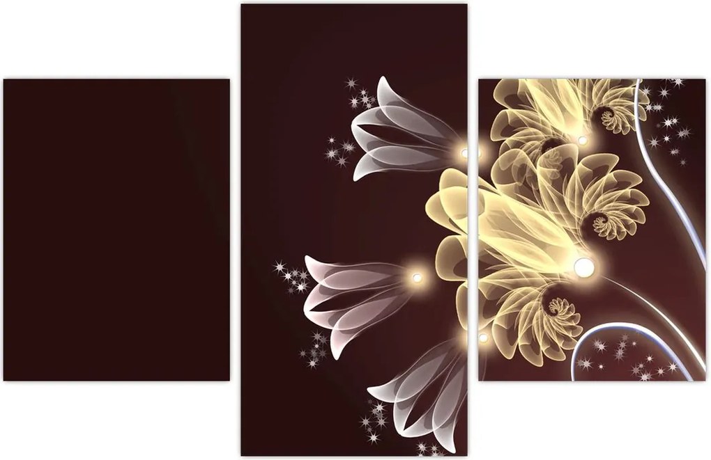 Tablou - Flori strălucitoare (90x60 cm)