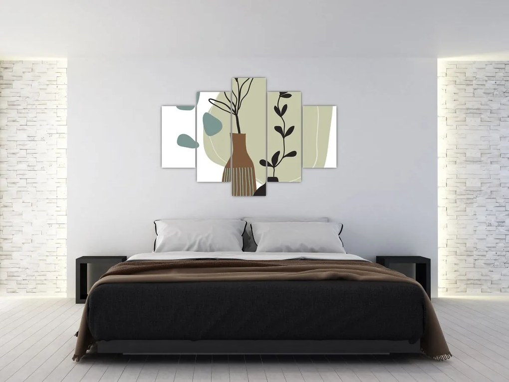 Tablou - Flori într-o vază N⁰2 (150x105 cm)