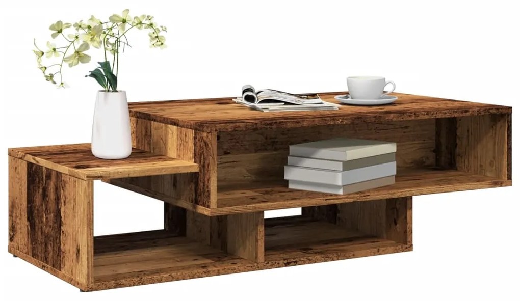 vidaXL Măsuță de cafea, lemn vechi, 105x55x32 cm, lemn prelucrat