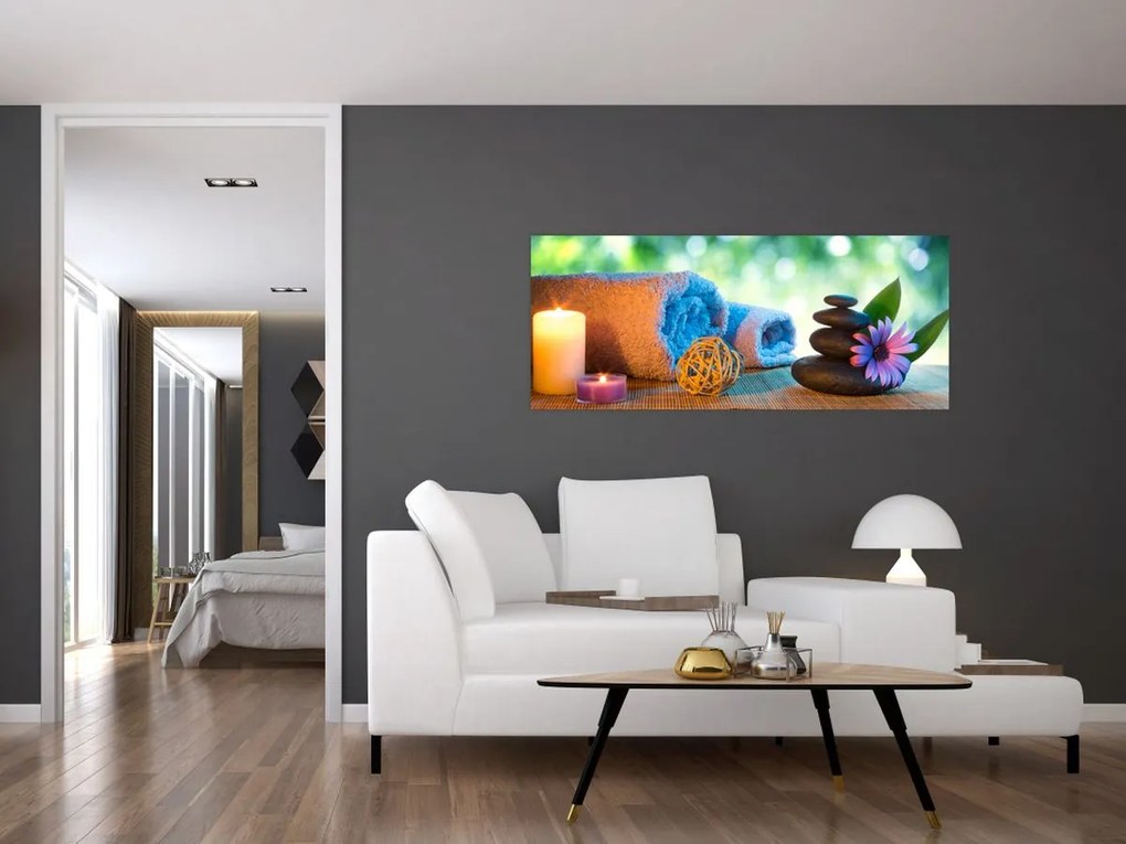 Tablou - Relaxare masaj pictura (120x50 cm)