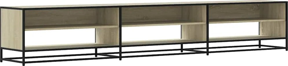 vidaXL Comodă TV, stejar sonoma, 270x40x46 cm, lemn prelucrat