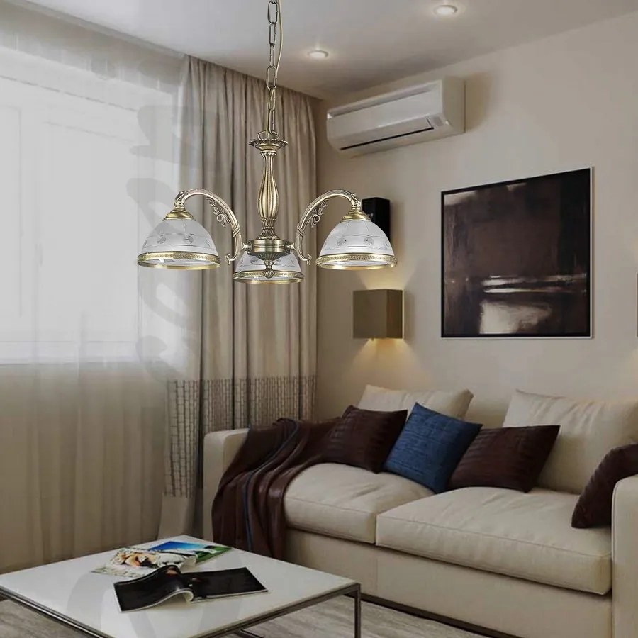 Candelabru cu 3 brate design italian realizat manual 3830