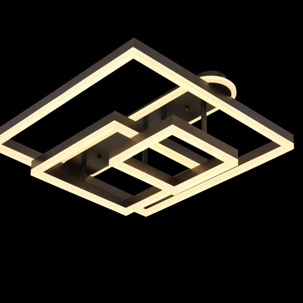 Lustra LED Cu Telecomanda, Elit's, Esn5195 -3F, Maro Coffee