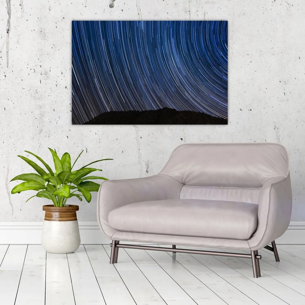 Tablou cu stele noaptea și cerul (90x60 cm)