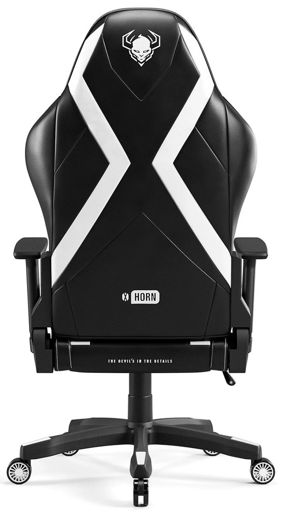 Scaun gaming Diablo X-Horn 2.0 Normal Size, negru-alb