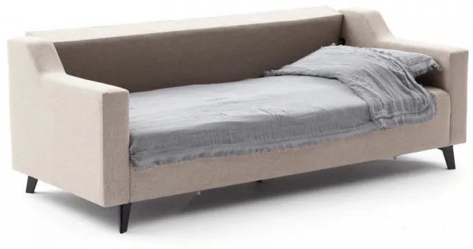 Canapea Extensibilă cu 3 Locuri Doga 3-Seat, Crem