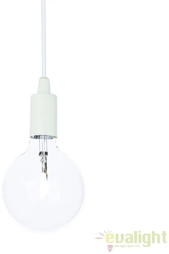 Pendul modern diametru 11cm EDISON SP1 BIANCO 113302
