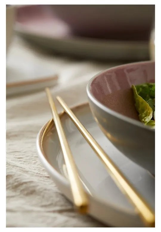 Bețișoare chinezești cu suport Bitz Brass, auriu