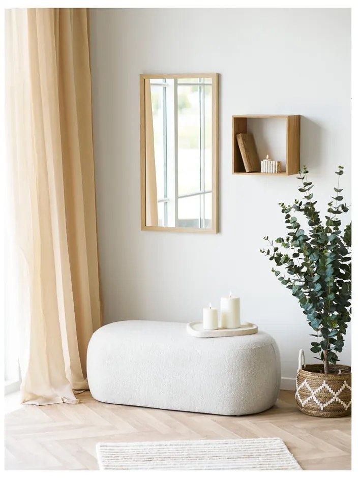 Raft în culoare naturală etajat din lemn de stejar 30 cm Lattoon – House Nordic