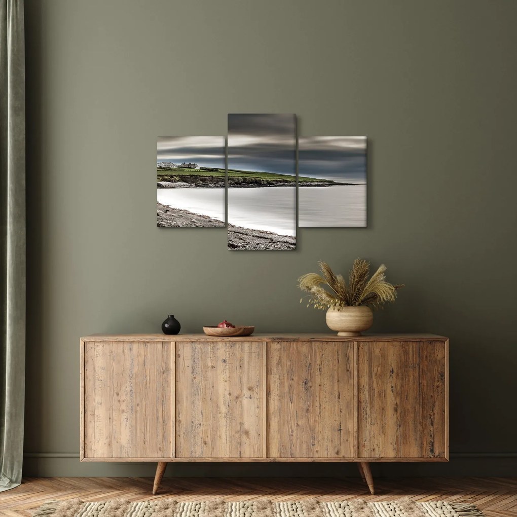 Tablou cu lac în amurg (90x60 cm)