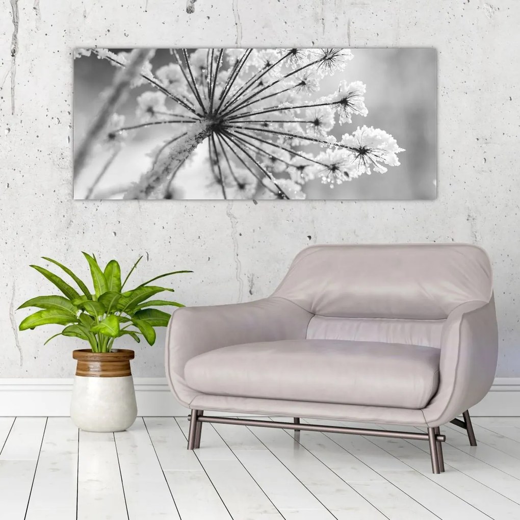 Tablou - Floare în timpul iernii (120x50 cm)