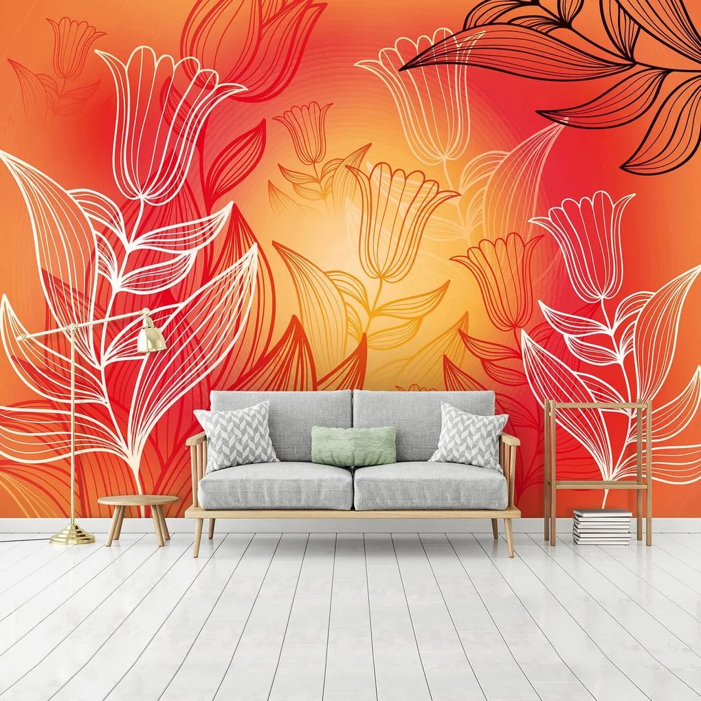 Fototapet - Flori (254x184 cm)