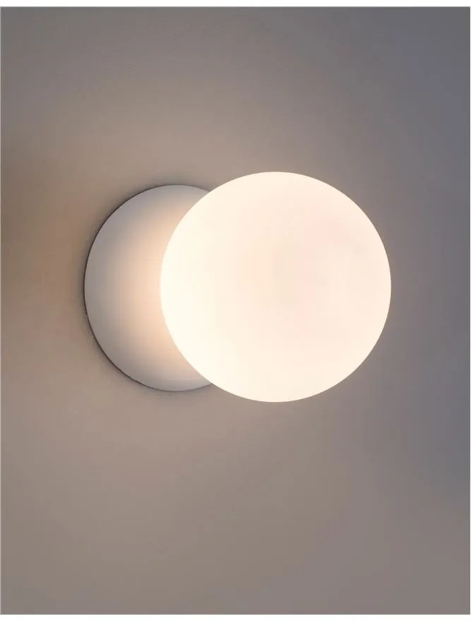 Aplica de perete design modern ZERO, gips alb NVL-9577013