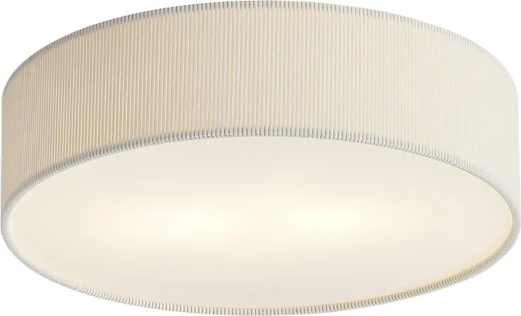 Plafonieră modernă albă cu abajur de catifea 38cm 2 lumini - Luz