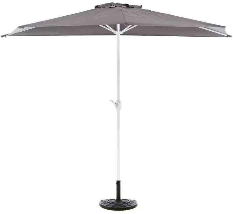 Umbrelă de soare semicircular+accesorii, 265x138x230 cm