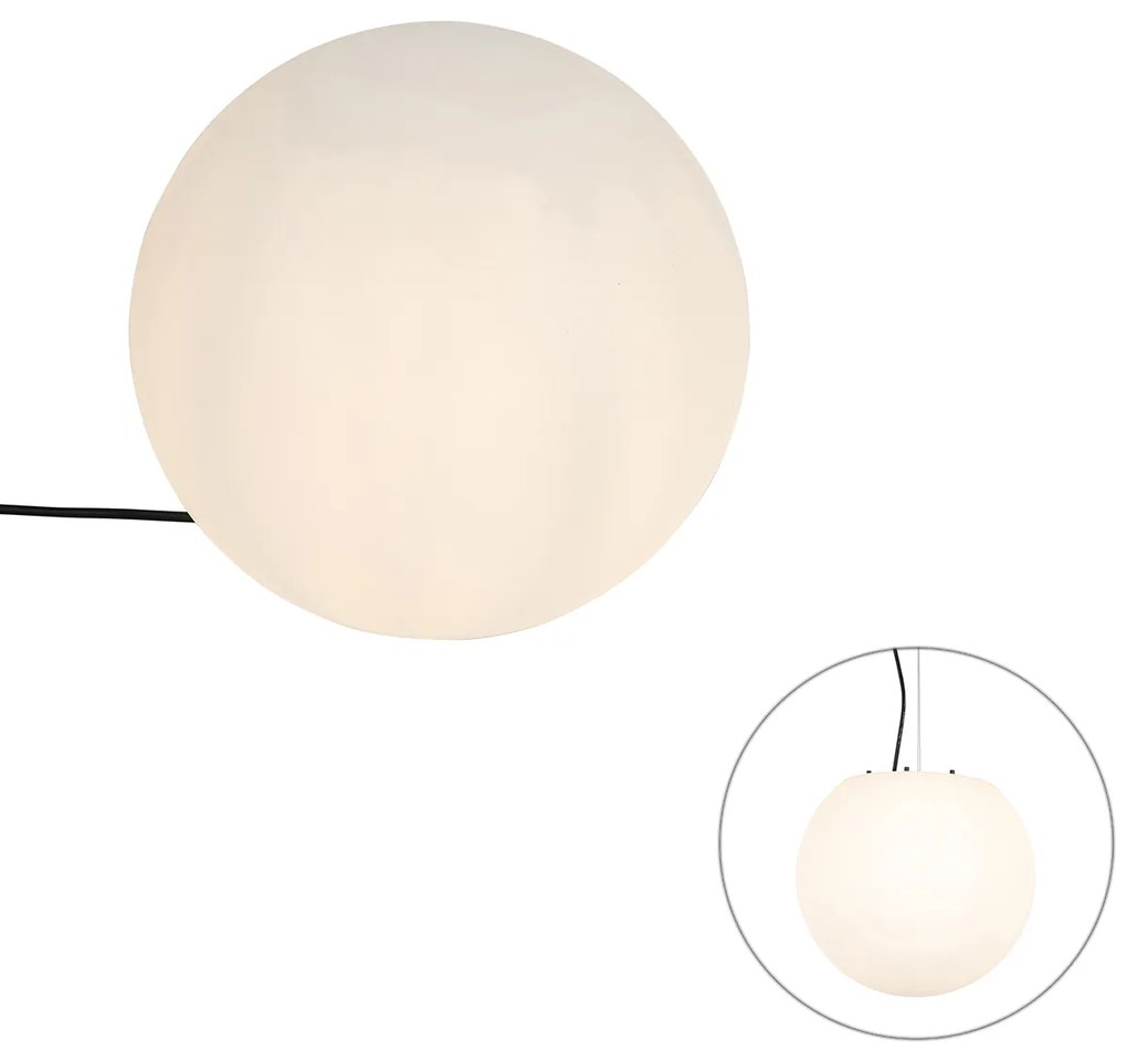 Lampă modernă de exterior albă 35 cm IP65 - Nura