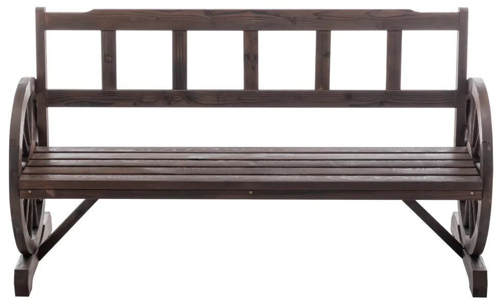 Bancă de grădină, maro, SABA TYPE 2, M