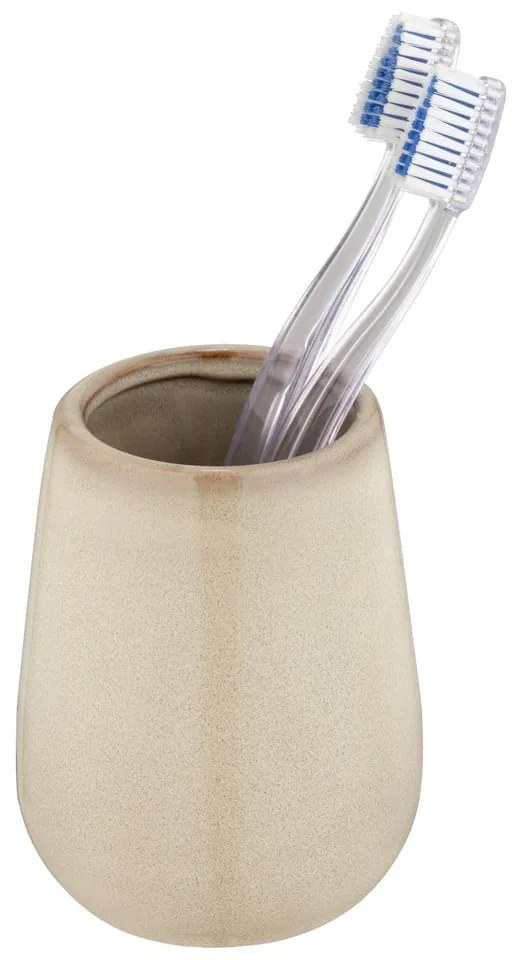 Suport pentru periuța de dinți bej din ceramică Sirmione – Wenko