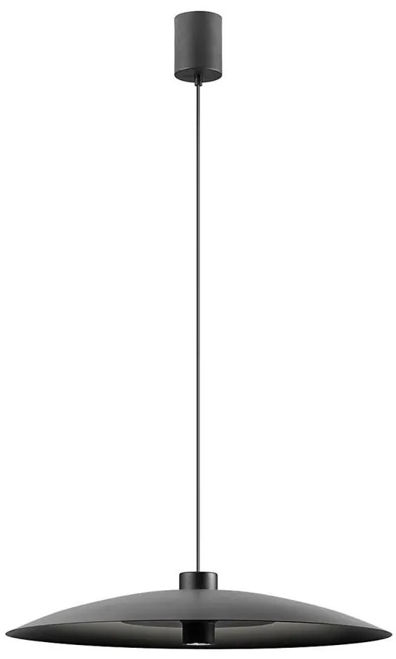 Redo 01-3021 - Lustră LED suspendată pe cablu LARS, LED 14W/230V + LED 10W, Ø 60 cm, CRI 90, negru