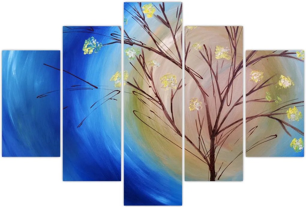 Tablou - Copac în fața soarelui (150x105 cm)