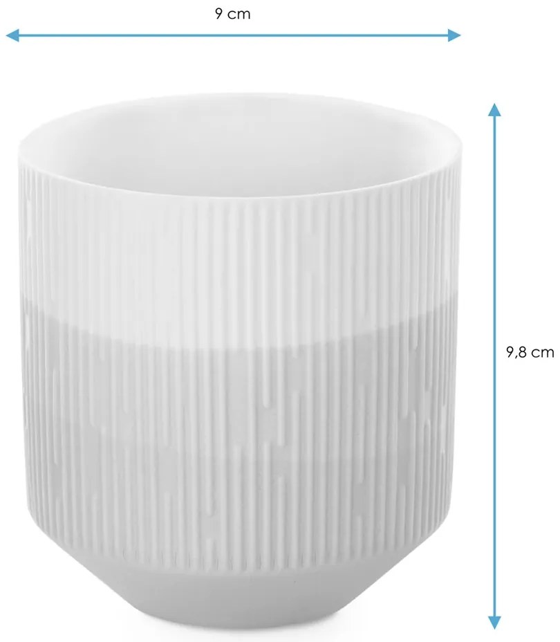 Vas din ceramica Culoare gri, FINO