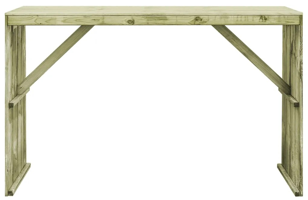 44902 vidaXL Masă de bar, 170 x 60 x 110 cm, lemn de pin tratat
