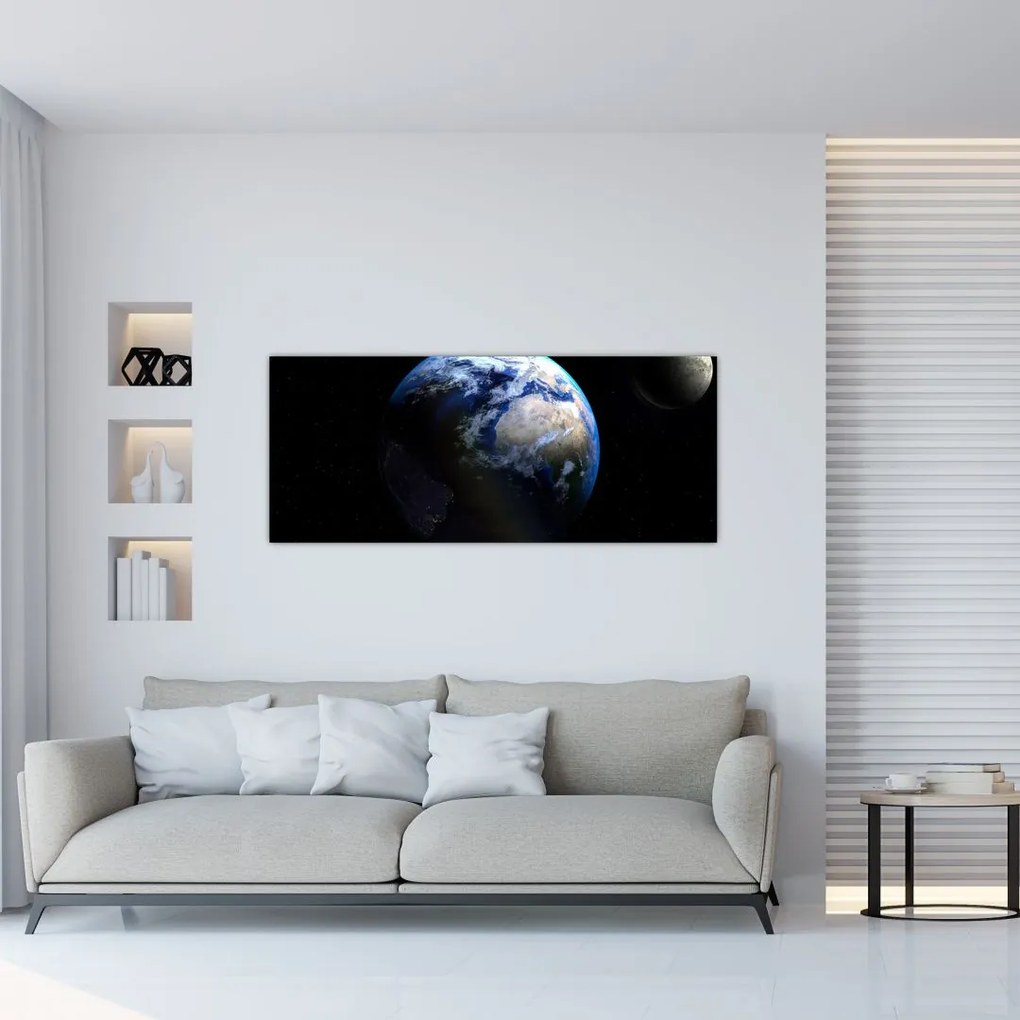 Tablou planetei Pământul (120x50 cm)