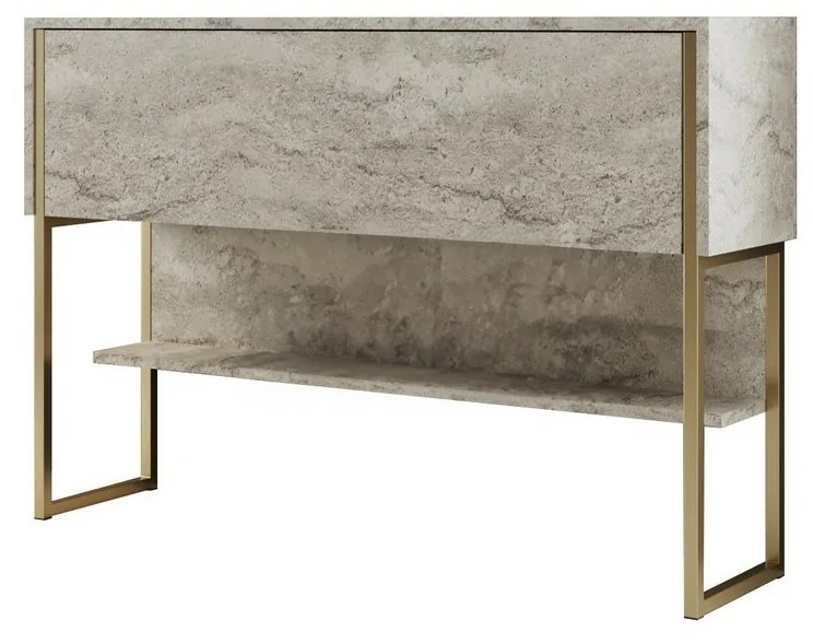 Comodă Luxe Travertine and Gold