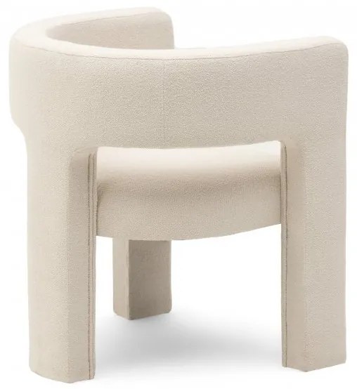 Fotoliu design bej deschis ALPAH LOOP