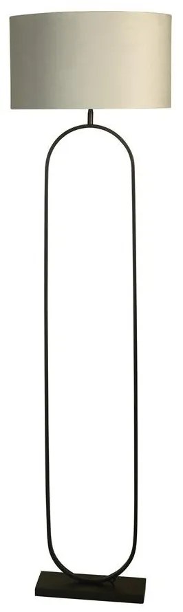 Lampadar/Lampa de podea decorativa Modish negru/gri