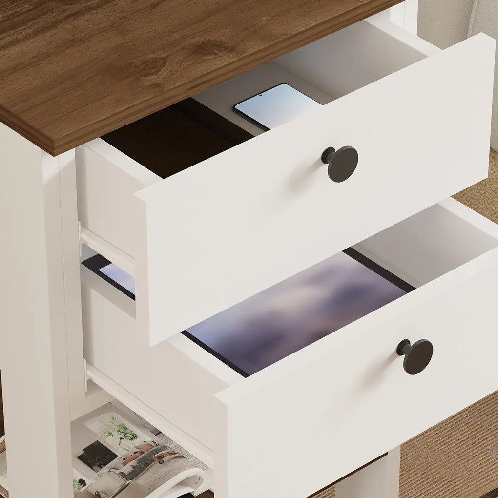 Măsuță de noptieră Ruzisa Walnut