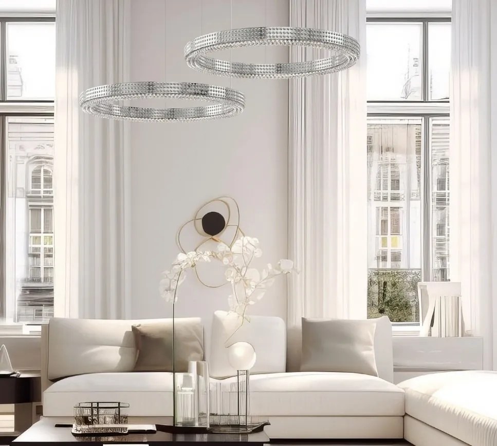 Lustra LUX moderna design circular D40 CONVEX 01