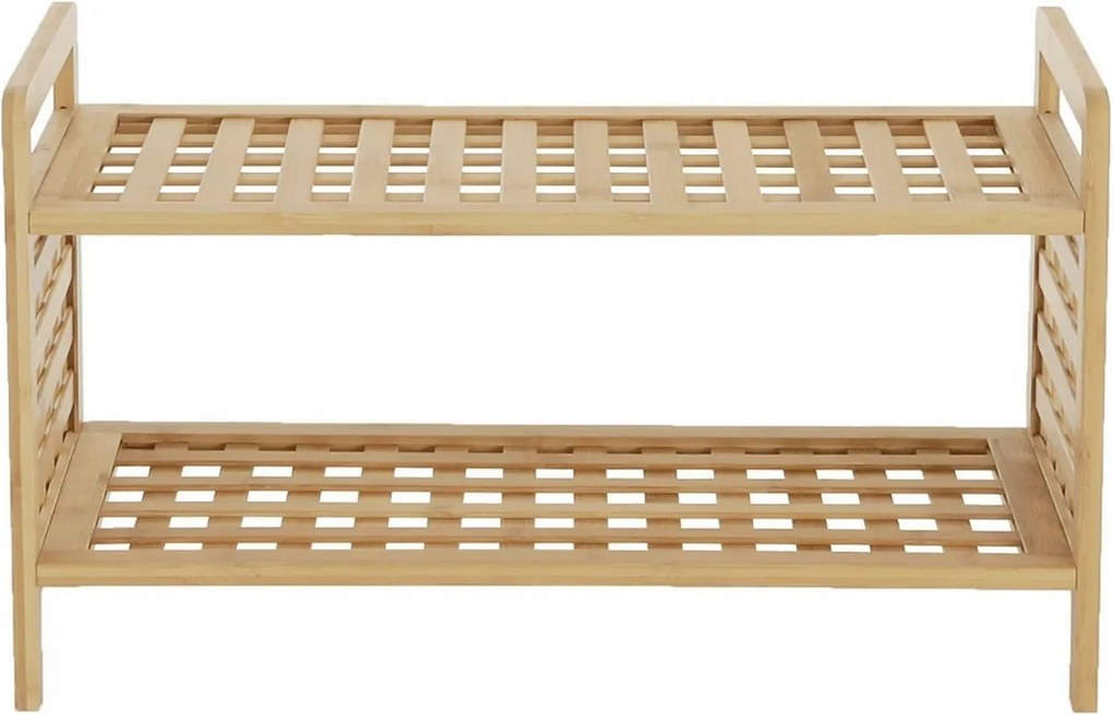 Pantofar SOVETO TYP 1, bambus natural, lemn bambus lacuit, 60x28x35 cm