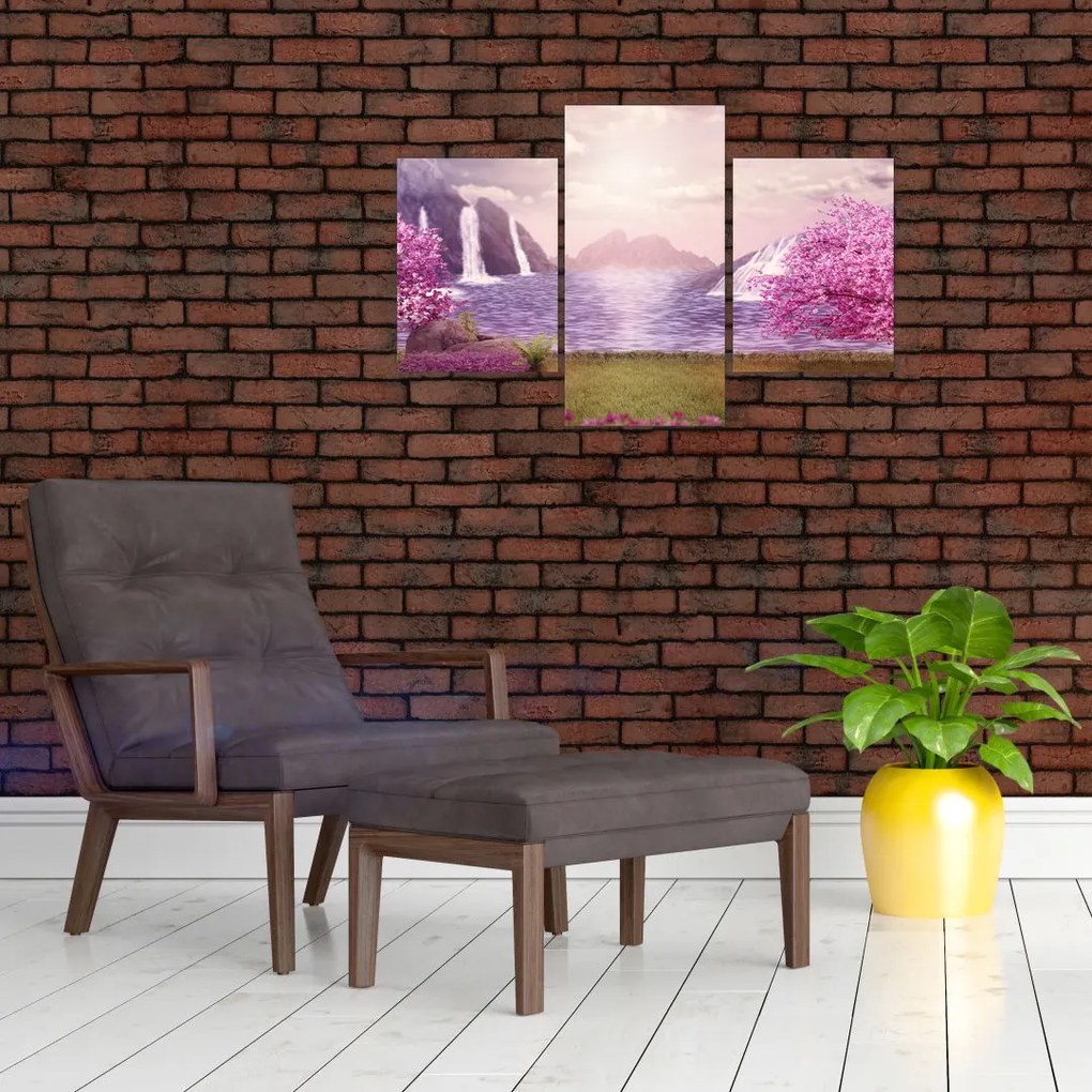 Tablou cu lac (90x60 cm)