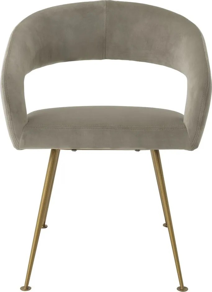 Scaun design elegant LUX Bravo, savona greige 116144 HZ