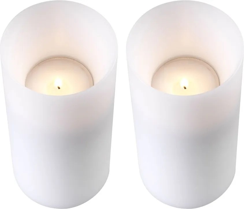 Set de 2 lumanari artificiale H-21 cm 110884 HZ