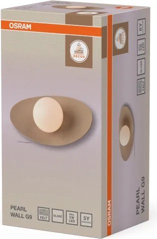 Osram - Aplica de perete DECOR PEARL 1xG9/5W/230V bej