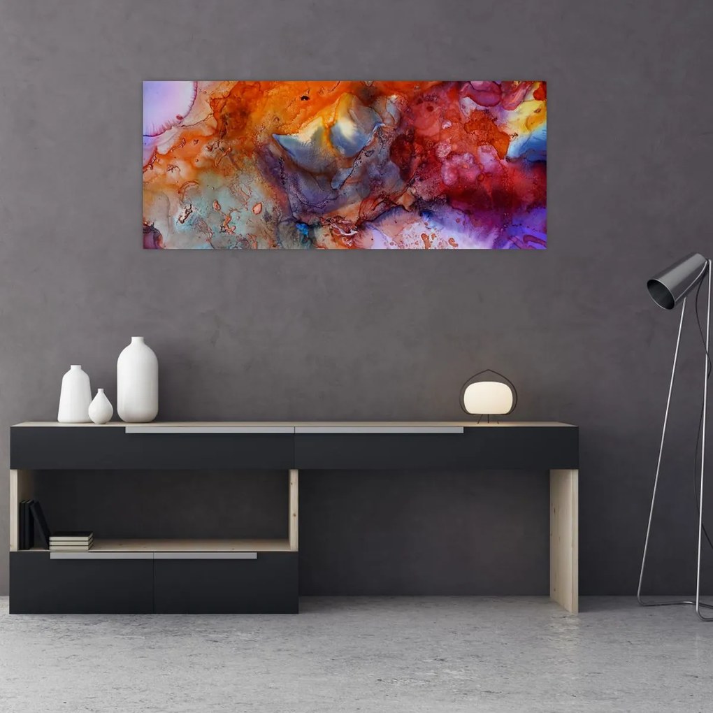 Tablou - Abstract Ink Art (120x50 cm)