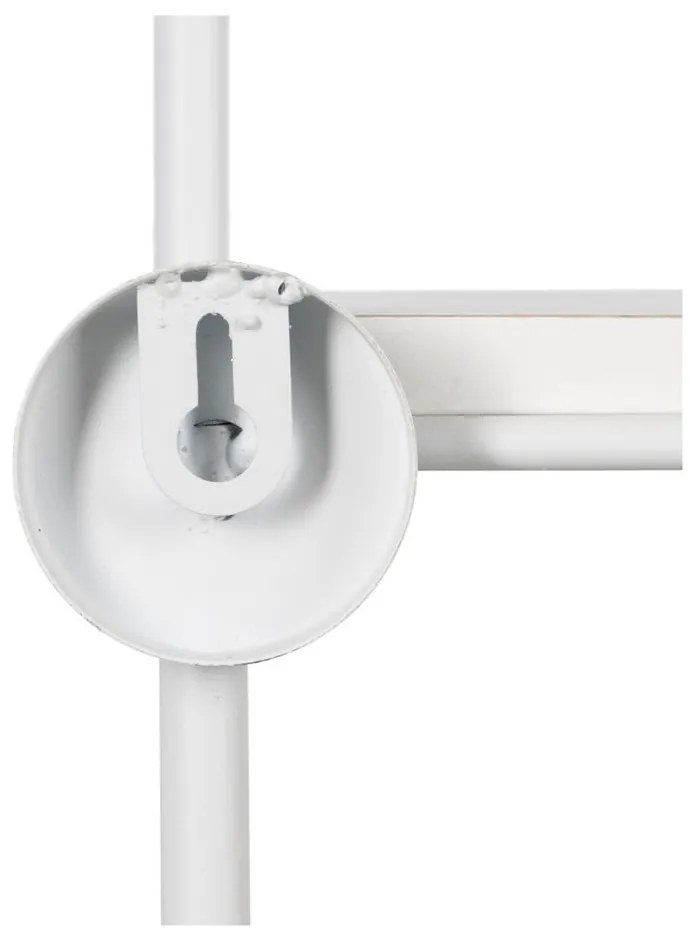 Raft alb etajat din metal 51 cm – Ixia