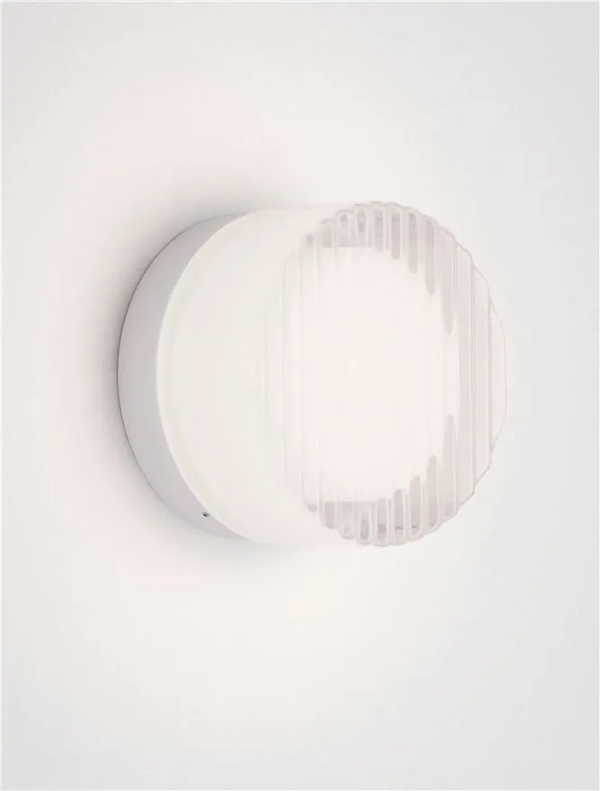 Aplica perete exterior, LED 3000K, Protectie IP65, POLLUX alb