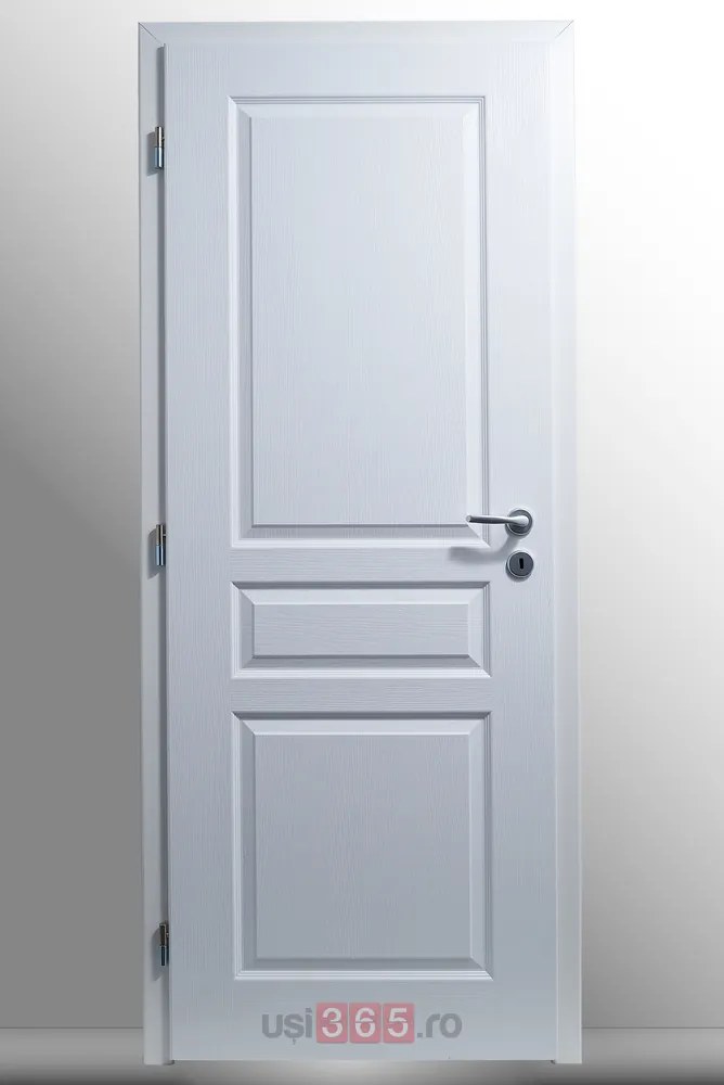 Usa cu toc reglabil HDF PORTA VIENA - ST DR 140-180 mm, Alb, Vopsea Standard