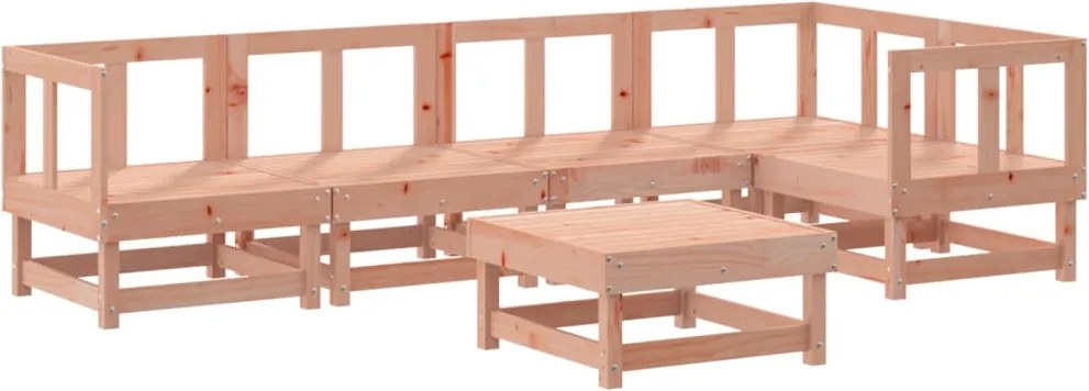 vidaXL Set mobilier relaxare grădină, 6 piese, lemn masiv Douglas