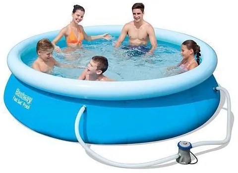 Piscina rotunda gonflabila cu filtru, 305x76 cm, bestway