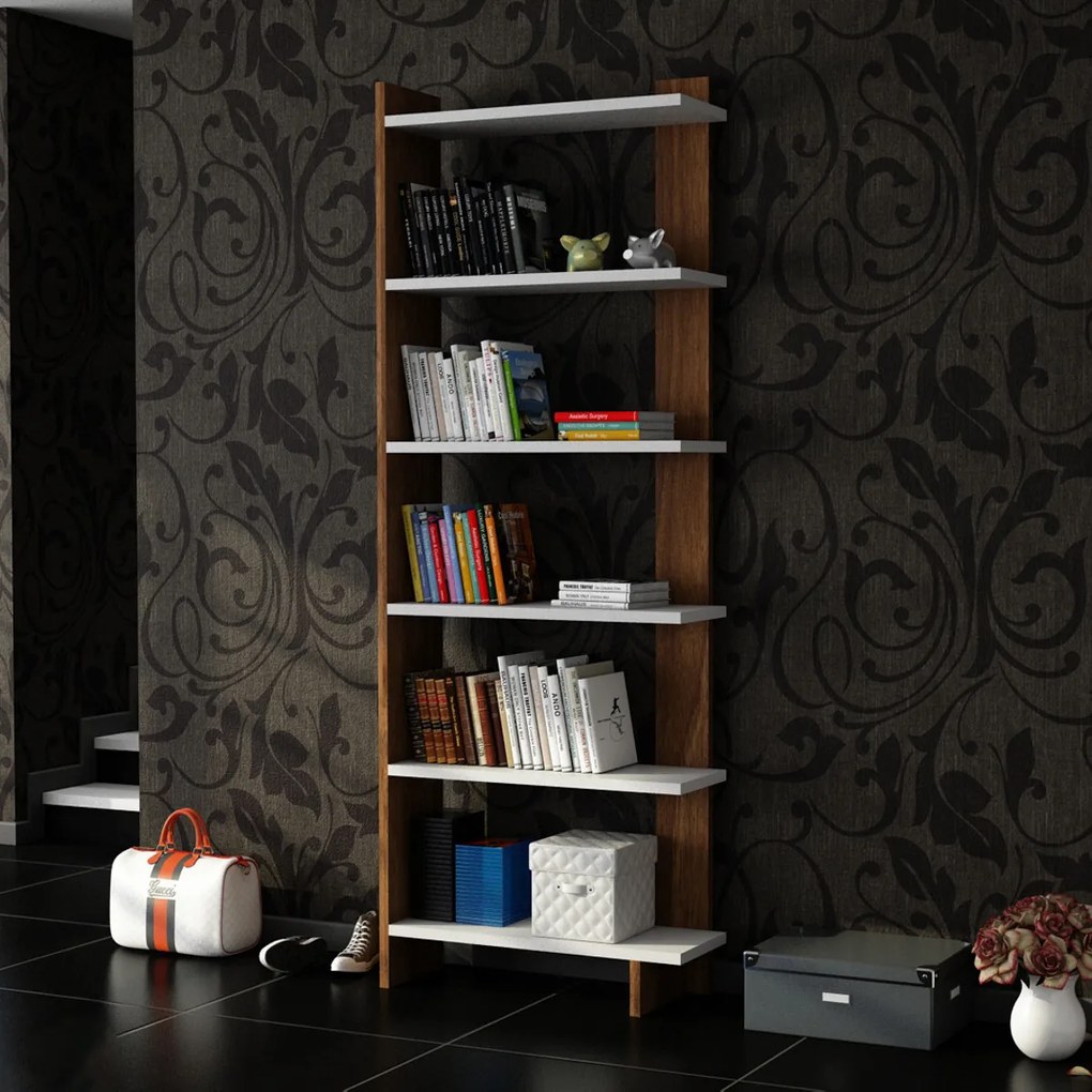 Biblioteca Comanda White Walnut