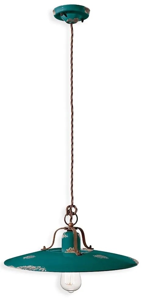 Pendul design retro realizat manual din ceramica COUNTRY, 40cm