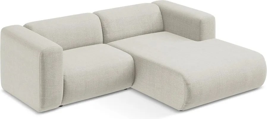 Colțar bej (cu colț pe partea dreaptă/cu șezlong) Ekahi – Makamii