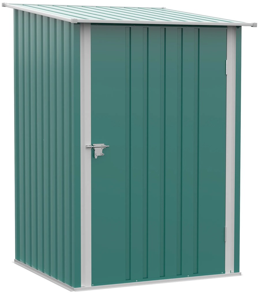 Outsunny Căsuță de Grădină pentru Unelte, 100x103x160 cm, Verde | Aosom Romania